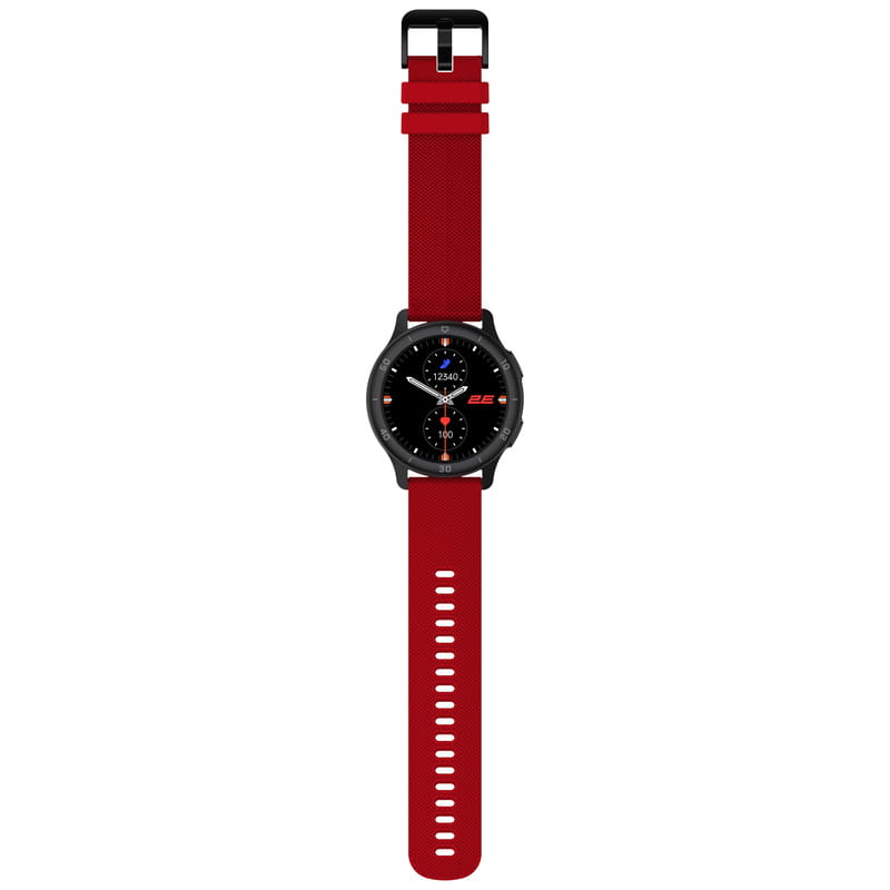 Смарт-годинник 2E Motion GT2 47 mm Black/Red (2E-CWW21BKRD)