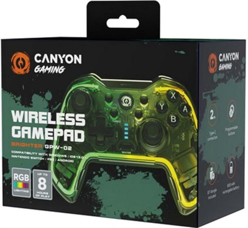 Геймпад беспроводной Canyon CND-GPW02 USB