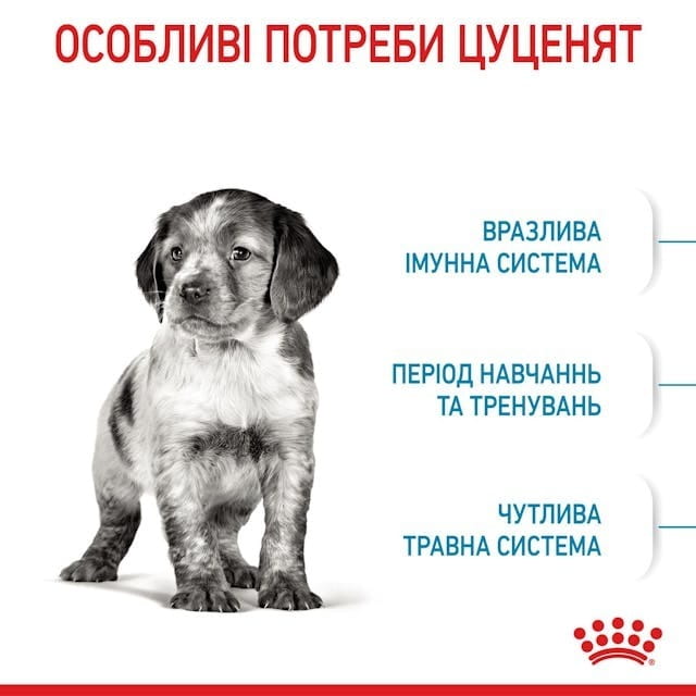 Сухой корм для собак Royal Canin Medium Puppy 15 кг (30031501)