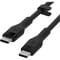 Фото - Кабель Belkin Boost Up Charge Flex USB Type-C - USB Type-C (M/M), 60 W, 3 м, Black (CAB009BT3MBK) | click.ua