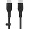 Фото - Кабель Belkin Boost Up Charge Flex USB Type-C - USB Type-C (M/M), 60 W, 3 м, Black (CAB009BT3MBK) | click.ua
