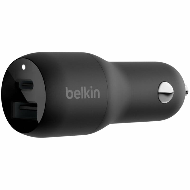Автомобільний зарядний пристрій Belkin Car Charger Dual 37W PD PPS Black (CCB004BTBK)