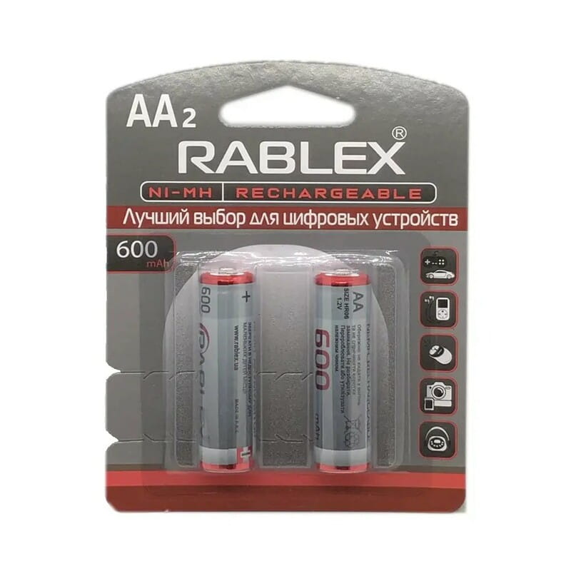 Аккумулятор Rablex AA (R6)  600mAh