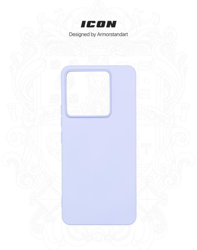 Чехол-накладка Armorstandart Icon для Xiaomi Redmi Note 13 Pro 5G/Poco X6 5G Lavender (ARM71853)