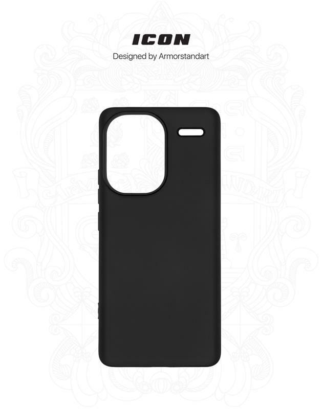 Чохол-накладка Armorstandart Icon для Xiaomi Redmi Note 13 Pro+ 5G Black (ARM71854)