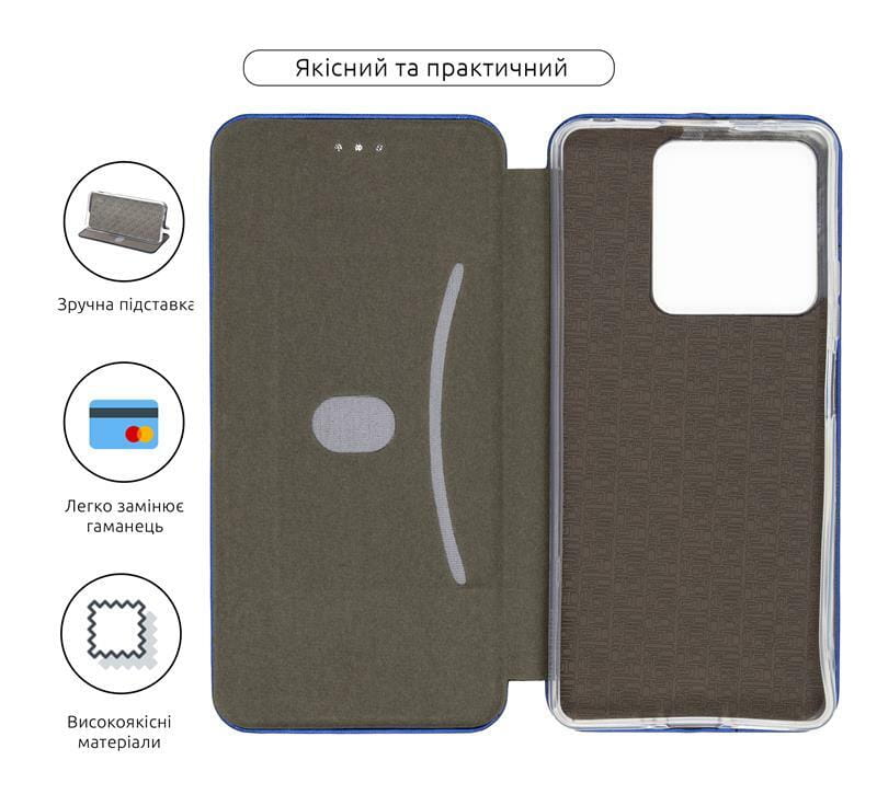 Чехол-книжка Armorstandart G-Case для Xiaomi Redmi Note 13 5G Blue (ARM71885)