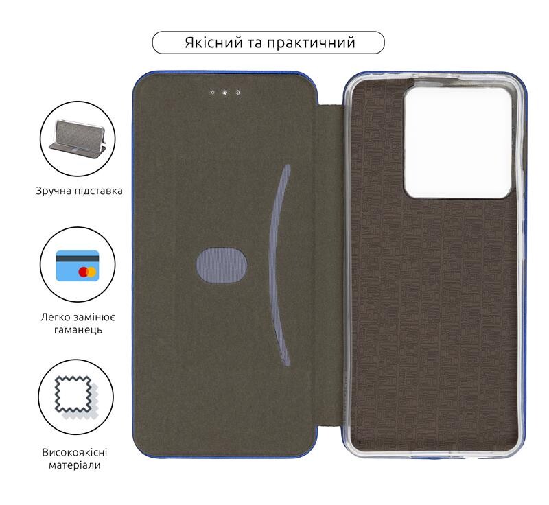 Чехол-книжка Armorstandart G-Case для Xiaomi Redmi Note 13 Pro 5G/Poco X6 5G Blue (ARM71846)