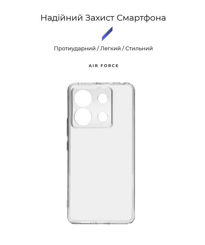 Чохол-накладка Armorstandart Air для Xiaomi Redmi Note 13 Pro 5G/Poco X6 5G Camera cover Clear (ARM71835)