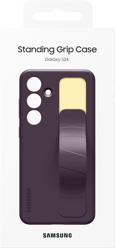 Чeхол-накладка Samsung Silicone Grip Case для Samsung Galaxy S24 SM-S921 Dark Violet (EF-GS921CEEGWW)