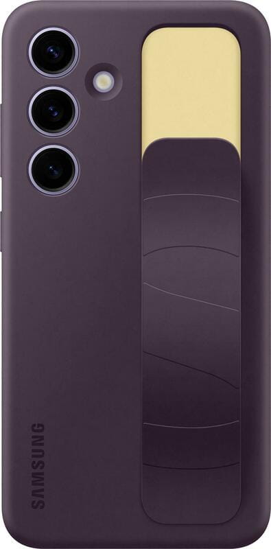 Чeхол-накладка Samsung Silicone Grip Case для Samsung Galaxy S24 SM-S921 Dark Violet (EF-GS921CEEGWW)