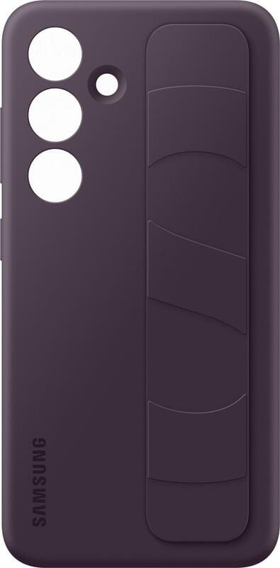 Чeхол-накладка Samsung Silicone Grip Case для Samsung Galaxy S24 SM-S921 Dark Violet (EF-GS921CEEGWW)