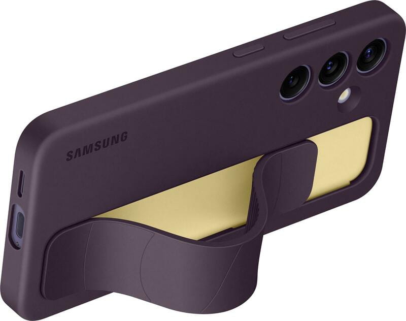 Чeхол-накладка Samsung Silicone Grip Case для Samsung Galaxy S24 SM-S921 Dark Violet (EF-GS921CEEGWW)