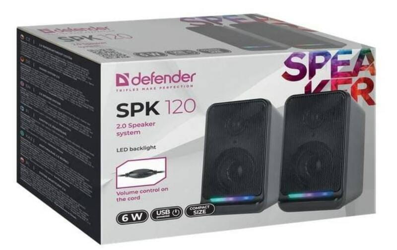 Акустическая система Defender SPK 120 Black (65119)