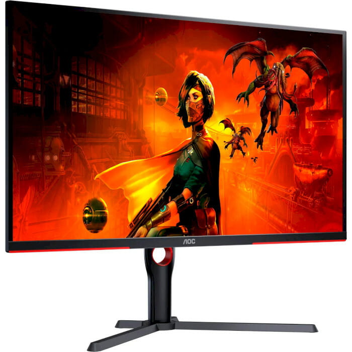 Монитор AOC 31.5" U32G3X/BK IPS Black/Red 144Hz