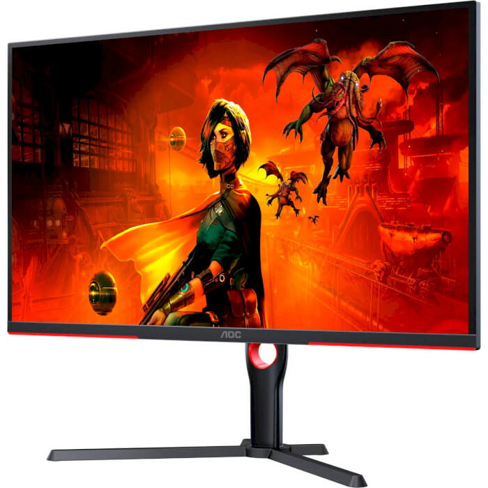 Монiтор AOC 31.5" U32G3X/BK IPS Black/Red 144Hz