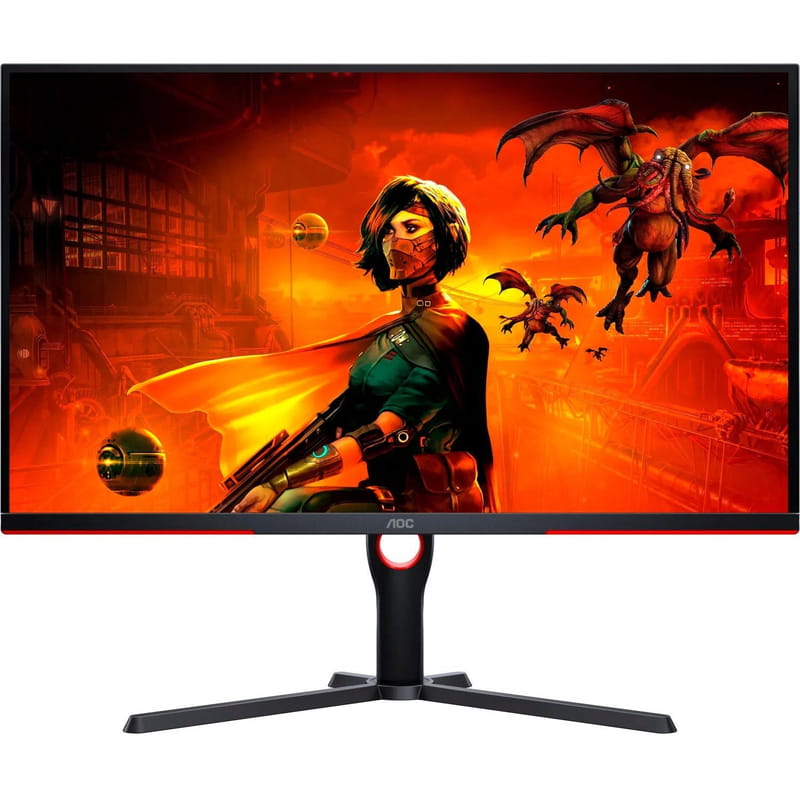 Монiтор AOC 31.5" U32G3X/BK IPS Black/Red 144Hz