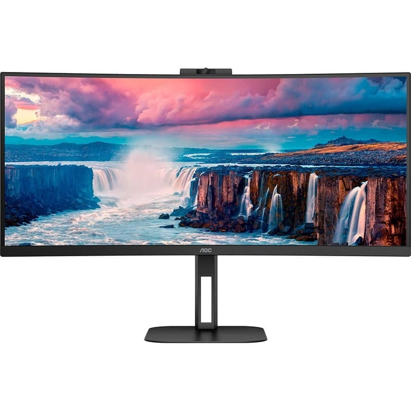 Монитор AOC 34" CU34V5CW/BK VA Black Curved 100Hz