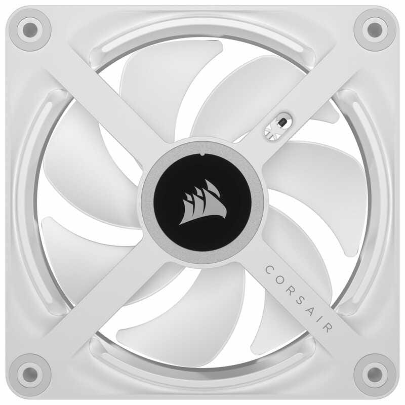 Вентилятор Corsair iCUE Link QX120 RGB PWM PC Fans Starter Kit with iCUE Link System Hub White (CO-9051006-WW)
