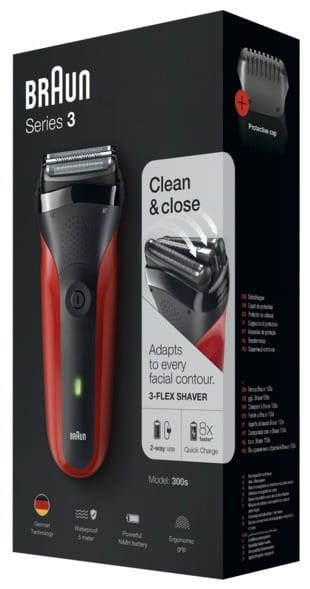 Электробритва Braun 300s-3 Red