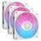 Фото - Вентилятор Corsair iCUE Link RX120 RGB PWM White Triple Pack (CO-9051022-WW) | click.ua