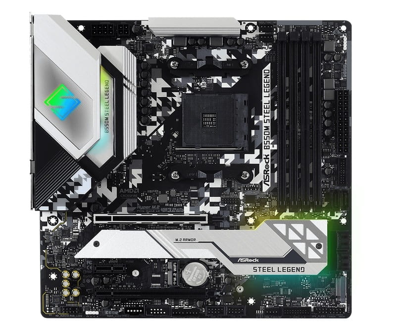 Материнская плата ASRock B550M Steel Legend Socket AM4