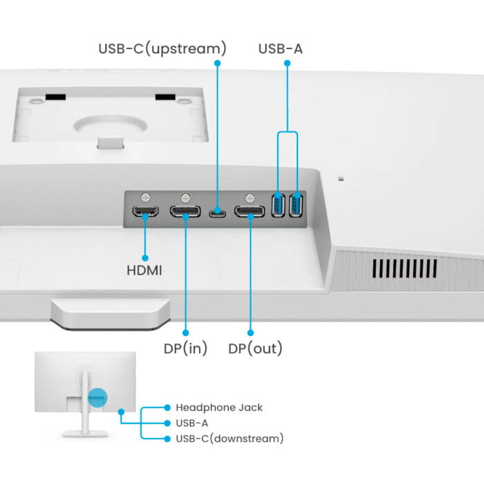 Монитор BenQ 31.5" GW3290QT (9H.LLHLA.TBE) IPS White