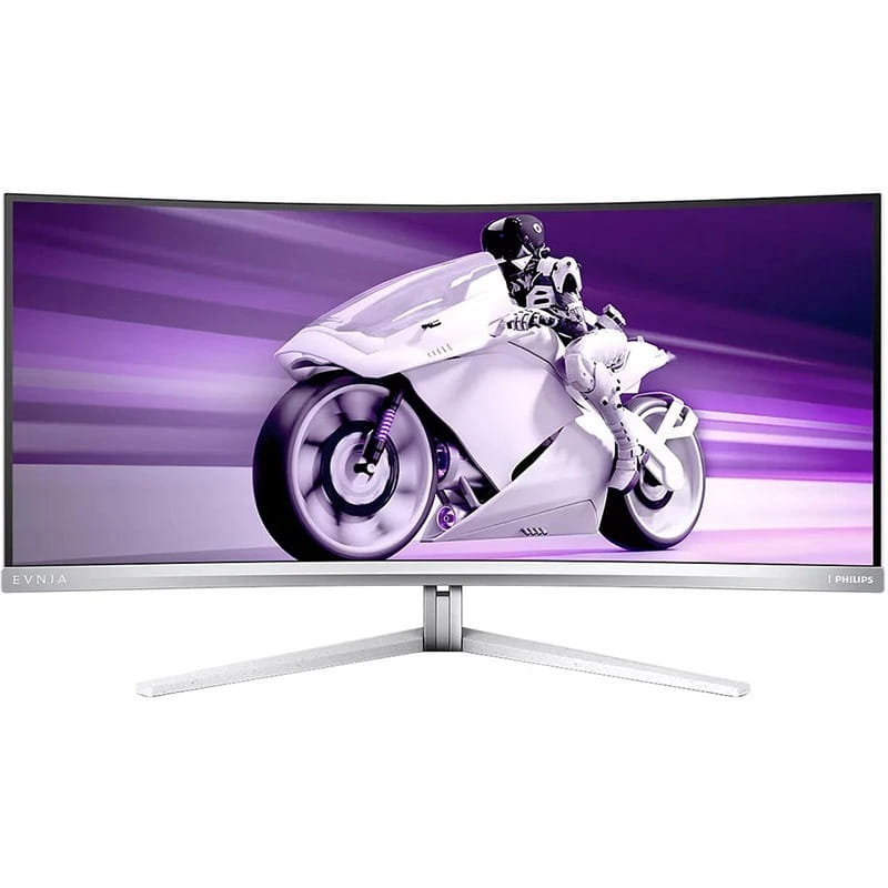 Монитор Philips 34" Evnia 34M2C8600/00 OLED White/Silver Curved 175Hz