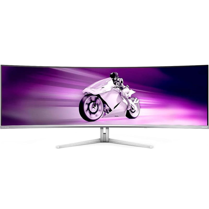 Монiтор Philips 48.8" Evnia 49M2C8900/00 OLED White/Silver Curved 240Hz