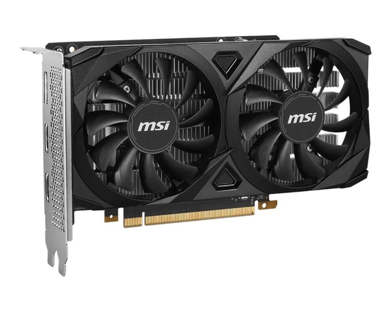 Видеокарта GF RTX 3050 6GB GDDR6 Ventus 2X OC MSI (GeForce RTX 3050 VENTUS 2X 6G OC)