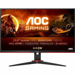 Монитор AOC 23.8" 24G2SPAE/BK IPS Black/Red 165Hz