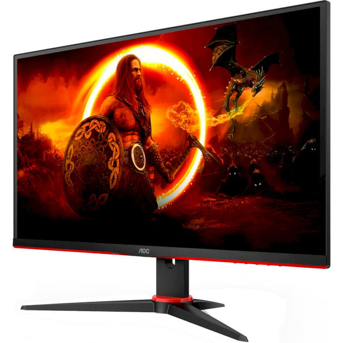 Монiтор AOC 23.8" 24G2SPAE/BK IPS Black/Red 165Hz