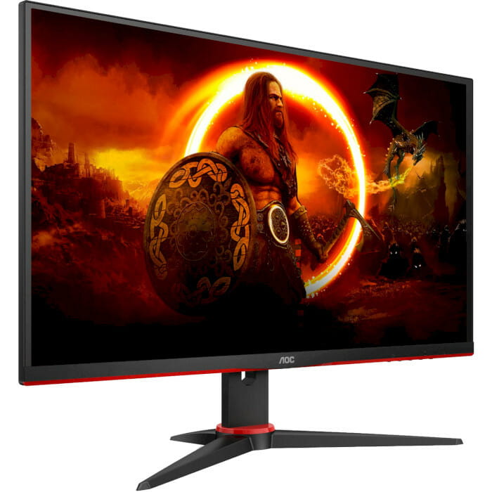 Монiтор AOC 23.8" 24G2SPAE/BK IPS Black/Red 165Hz