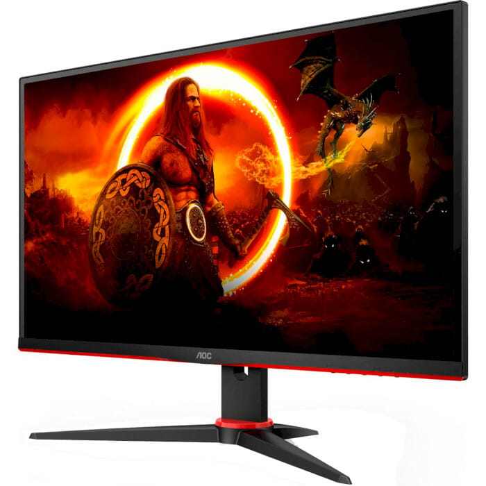 Монитор AOC 23.8" 24G2SPAE/BK IPS Black/Red 165Hz