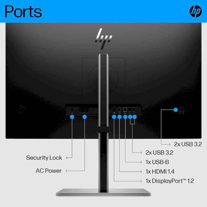 Монитор HP 27" E27 G5 (6N4E2AA) IPS Black/Silver