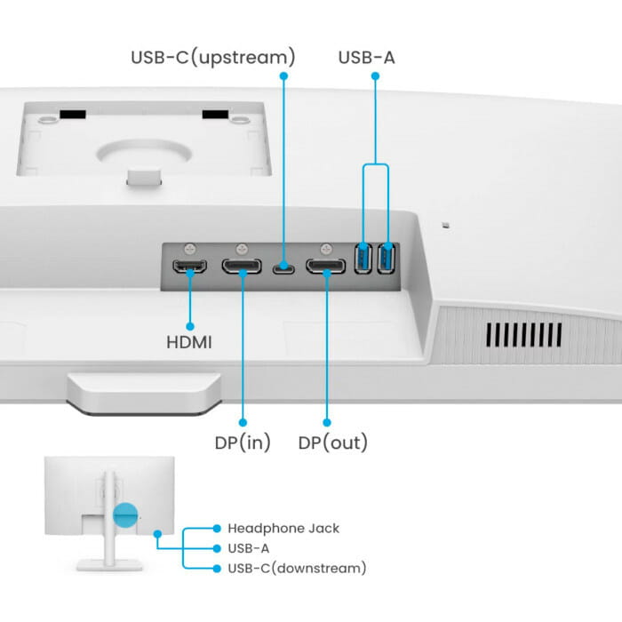 Монітор BenQ 27" GW2790QT (9H.LLGLA.TBE) IPS White