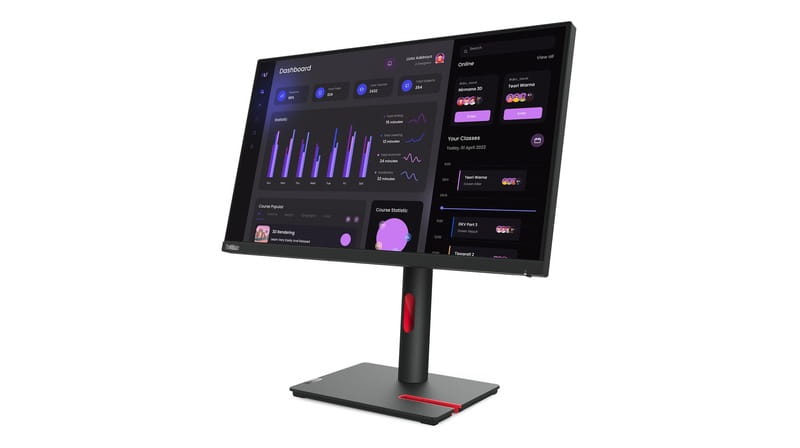 Монiтор Lenovo 23.8" ThinkVision T24i-30 (63CFMATXUA) IPS Black