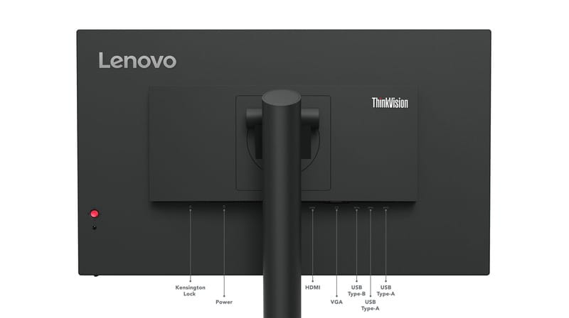Монiтор Lenovo 23.8" ThinkVision T24i-30 (63CFMATXUA) IPS Black