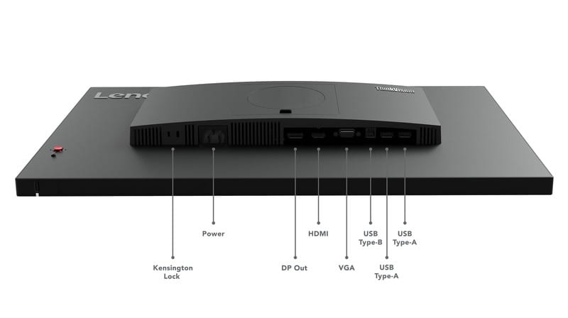 Монiтор Lenovo 23.8" ThinkVision T24i-30 (63CFMATXUA) IPS Black