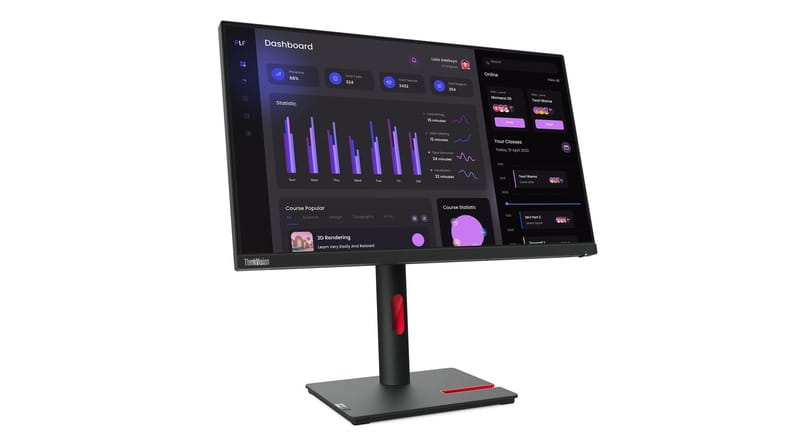 Монiтор Lenovo 23.8" ThinkVision T24i-30 (63CFMATXUA) IPS Black