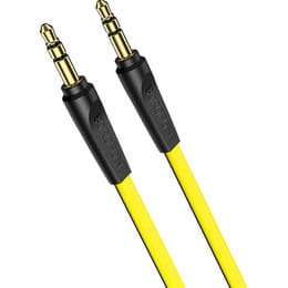 Аудио-кабель Borofone BL6 3.5 мм - 3.5 мм (M/M), 1 м, желтый (BL6-1Y)