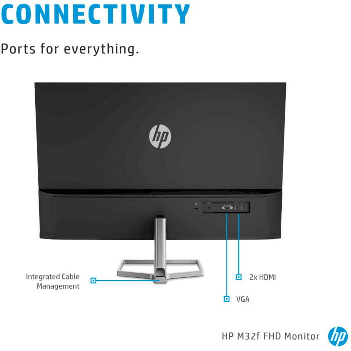 Монитор HP 31.5" M32f (2H5M7E9) VA Black/Silver