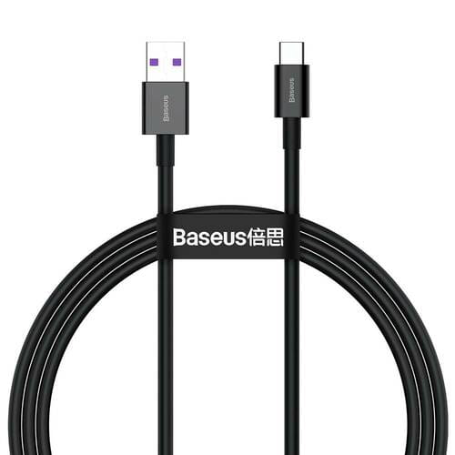 Фото - Кабель BASEUS   Superior Fast Charging USB - USB Type-C , 1 м, Black (C (M/M)