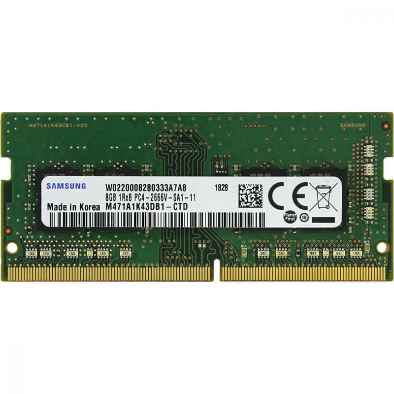 Модуль пам`ятi SO-DIMM 8GB/2666 DDR4 Samsung (M471A1K43CB1-CTD)