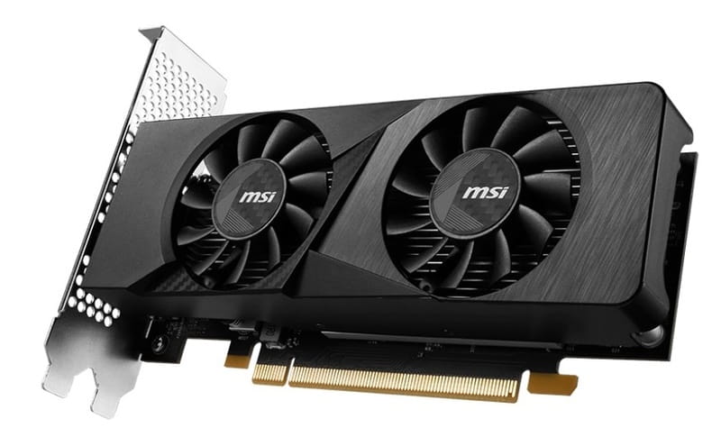 Видеокарта GF RTX 3050 6GB GDDR6 Low Profile OC MSI (GeForce RTX 3050 LP 6G OC)