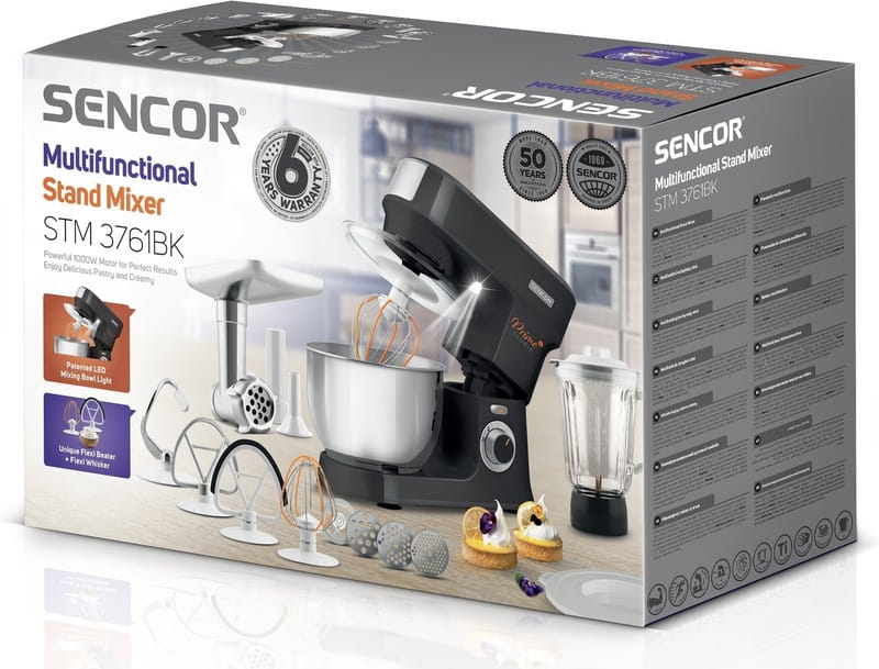 Кухонний комбайн Sencor STM 3761BK