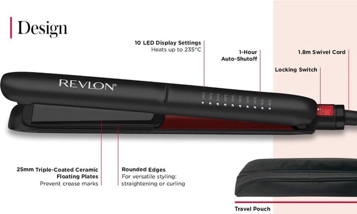 Прибор для укладки волос Revlon Smoothstay Straightener (RVST2211PE)