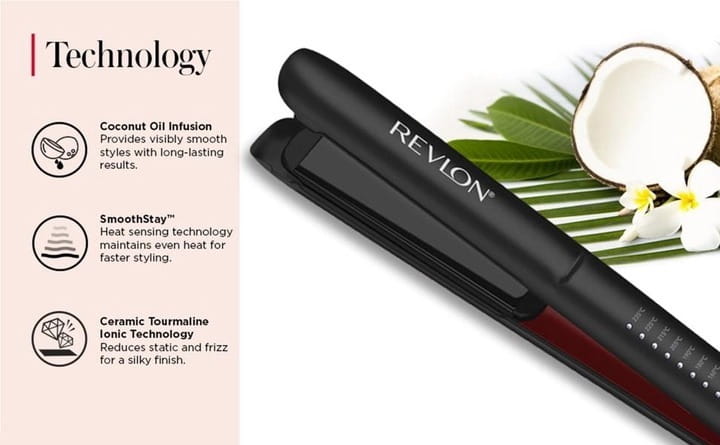 Прибор для укладки волос Revlon Smoothstay Straightener (RVST2211PE)