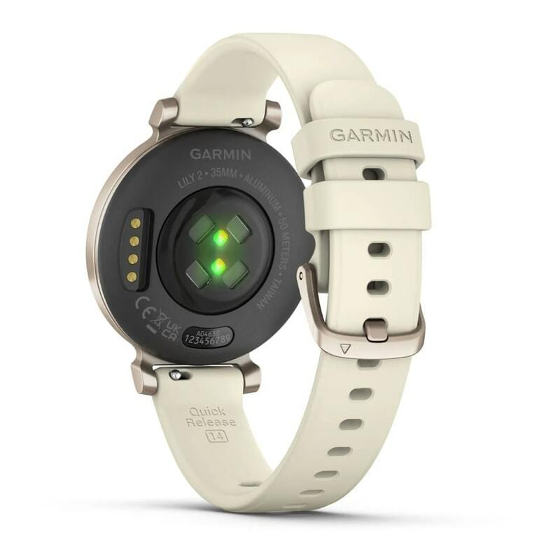 Смарт-часы Garmin Lily 2 Cream Gold with Coconut Silicone Band (010-02839-20)