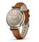 Фото - Смарт-годинник Garmin Lily 2 Cream Gold with Tan Leather Band (010-02839-60) | click.ua