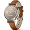 Фото - Смарт-годинник Garmin Lily 2 Cream Gold with Tan Leather Band (010-02839-60) | click.ua